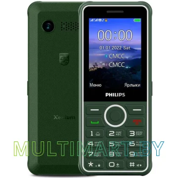 Мобильный телефон Philips Xenium E2301 (зеленый)